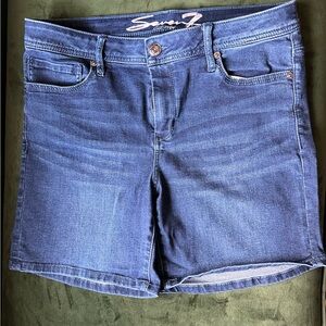 Seven7 Blue Denim Shorts